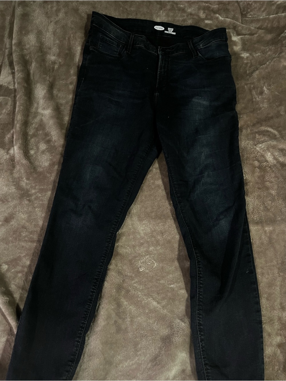 Old Navy Super Dark Wash Blue Skinny Jeans sz16